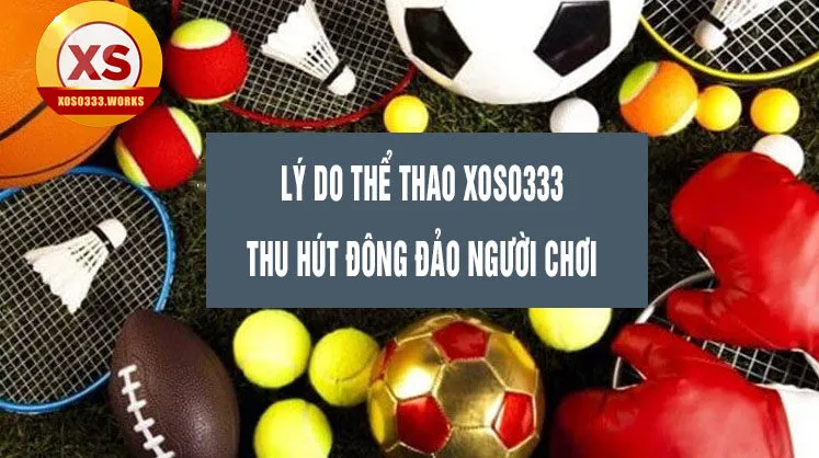 lý do cá cược thể thao xoso333 thu hút người chơi